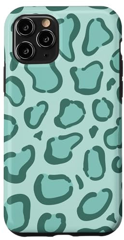 iPhone 11 Pro Turquoise Leopard Print Case