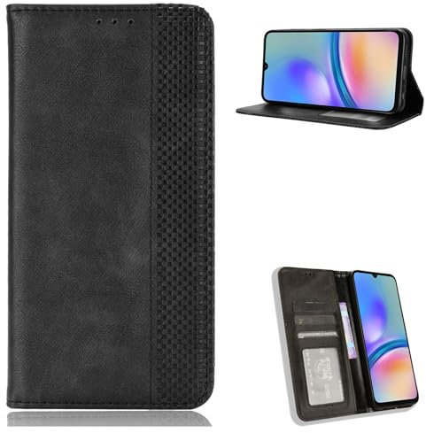 Compatible con Redmi K50 Gaming 5G Custodia,Compatibile con Redmi K50 Gaming 5G Flip Stand Slot per carte di credito Copertura portafoglio Black