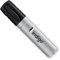 indigo® Black Permanent Jumbo Markers, 12mm Chisel Felt Tip Point