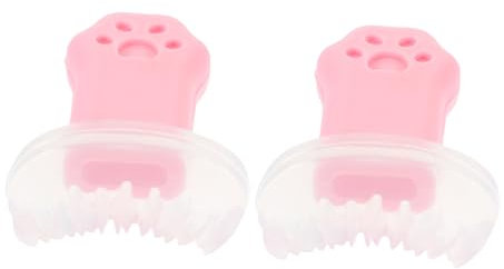 2 Pezzi Silicone Ciglia Timbro Maniglie Ciglia Finte Ombretto Essence Mascara Ciglia Finte Portatili Kit Ciglia Strumento Di Trucco Per Le Donne Strumento Ciglia Guida Ciglia Rosa Didiseaon