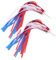 BESPORTBLE 1 Paar Farbe des Rollerlenkers Fahrradband-Streamer Fahrradquasten Griff Quaste Fahrradbänder Streamer Für Fahrrad Teenager-Bike-Streamer Fahrrad Buntes Fahrrad Stoff
