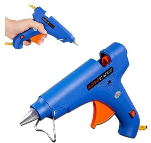 TIEOAXFT 100W Hot Melt Glue Gun For 11mm Glue Sticks Mini Industrial Household Heat Electric Hot Gun For Car Dent Removal DIY Repair Tool for DIY Craft Projects and Home Quick Repairs(Glue Gun)