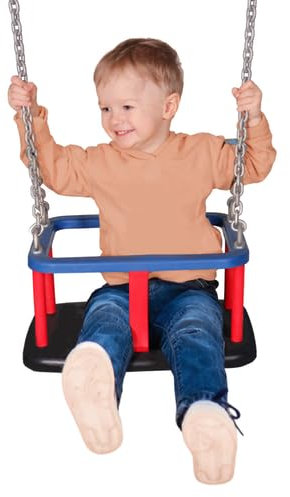 Baby Heavy Duty Swing Rubber Commercial Swing with Chainset and Metal Insert Reliable Park Playgrounds