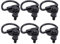 6 Pezzi Cargo D Ganci in Acciaio Rivestimento Antiruggine Nera Bk21v550a74AD per Transito 150 250 350 2015 a 2024 Furgoni Carico