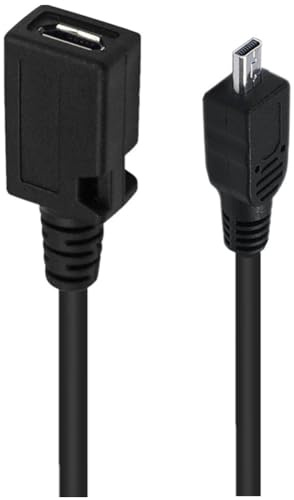 Flaroey 0. Mini 5P Type C Female to 8-Pin Mini B Male Charge Cable Adapter Converter Cord Camera Cable C