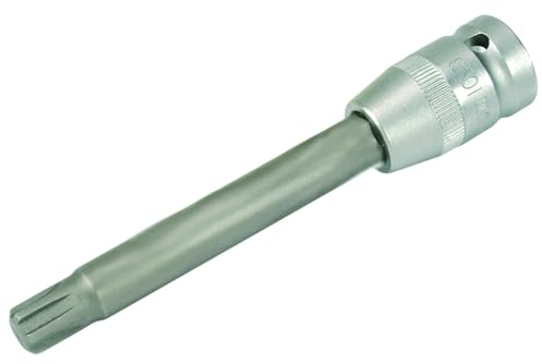 BGS 1/2 Zoll RB-Profil Bit-Einsatz 10,3 x 120 mm - Ribe Steckschlüssel | Lange Stecknuss aus Chrom-Vanadium für Ventildeckel & Zündkerzenabdeckung, ideal für KFZ-Werkstatt & tiefe Schrauben