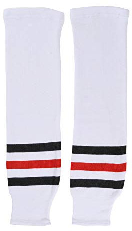 Sherwood Unisex Kinder sokken sher-wood nhl Stutzen, Weiß/Rot/Schwarz, Junior EU