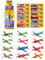 HENBRANDT 48 Flying Glider Plane Kits - childrens party bag filler - ww2 planes