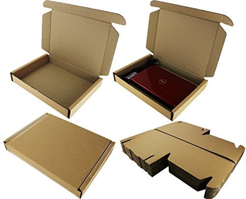 LAPTOP SHIPPING MAIL POSTAL STRONG DOUBLE WALL CARDBOARD BOX SCREEN ☆ 50x36x7cm (10)