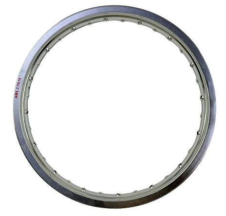 AHL Motorrad Felge 6061 Aviation Aluminium Felgenring Wheel Circle (2.15x19 32 löcher,silber)