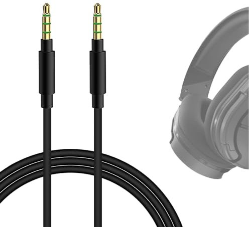 GEEKRIA Gaming cavo per cuffie per Turtle Beach cavo talkback/cavo chat/cavo audio per controller PS4 / Xbox One con jack per cuffie maschio-maschio da 3,5 mm