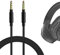 GEEKRIA Gaming cavo per cuffie per Turtle Beach cavo talkback/cavo chat/cavo audio per controller PS4 / Xbox One con jack per cuffie maschio-maschio da 3,5 mm