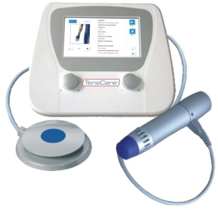 TensCare Shockwave Therapy - Professional Therapy Unit in the Treatment of Chronic Joint Pain and Muscular Pain | Professional shockwave therapy unit for targeted treatment of chronic joint pain, tendon conditions and muscular discomfort.