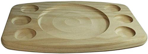 Bandeja de Madera Ovalada para Salsas 2 x 30 x 20 cm