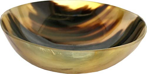 Lüna Echte Horn Schale aus Büffelhorn, 15 cm