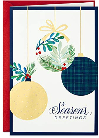 Hallmark Boxed Christmas Cards, Moments of Peace (16 Cards and 17 Envelopes)