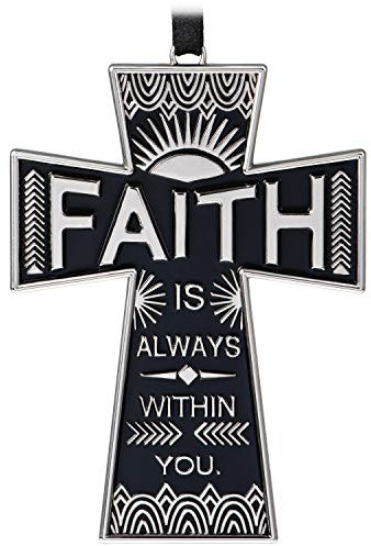Hallmark Keepsake Weihnachtsschmuck 2020 Glaube Immer Kreuz Metall