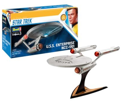 Scale Modell KOMPATIBEL MIT U.S.S. Enterprise NCC-1701 (TOS) KIT 1:600 REVELL RV04991