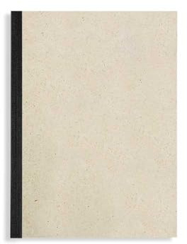 Matabooks, nachhaltige und vegane Notizbücher A6 aus Graspapier, Steifbroschur Dahara, 102 blanko Seiten, Natur, Handmade, Made in Germany (Easy)