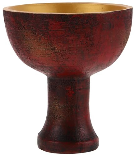 Cabilock Big Chalice Holy Grail Cup: Vintage Chalice Wine Drinking Goblet Cup Journal And Chalice Gothic Drinking Vessel - Ideal Novelty Gothic Father Day