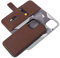 DECODED Detachable Wallet for iPhone 13 Pro Max (6.7) | Full Grain Leather (Brown)