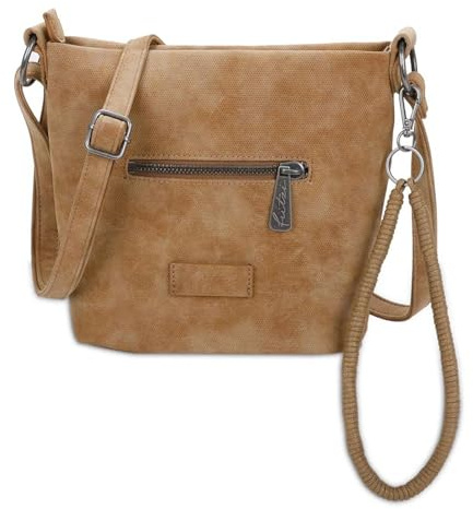 Fritzi aus Preussen Umhängetasche Rub Iggi06 Cross Bag Cracker hellbraun