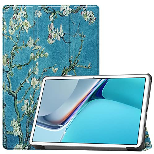 FanYuan Cover per Xiaomi Mi Pad 5 PRO Tablet, con Auto Sveglia/Sonno, Funzione Stand, Chiusura Magnetica, Ultra Sottile Case Custodia per Xiaomi Mi Pad 5 PRO.(Fiore di Albicocca)