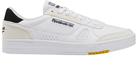 Reebok Unisex-Erwachsene Lt Court Sneaker, Weiß/Schwarz/Gelb, 8.5 Women/8.5 Men