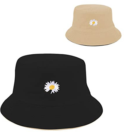 CINGHIA Fischerhut Damen,Anglerhut Reversibel Unisex,Sonnenhut Dame,Bucket Hat Sommerhut Faltbar Eimerhut
