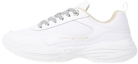 Tommy Hilfiger Damen Runner Sneaker Sportschuhe, (White), 39