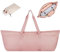 Sporttasche Damen Yogatasche Groß Reisetasche mit Schuhtasche & Nassfach Tragetasche Herren Fitnessstudio Pilates Tasche für Yogamatten Rosa