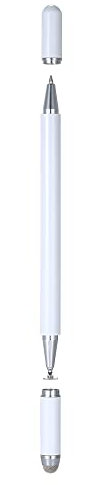 HUIOP Stylet Passif Universel Stylo Capacitif Sensible Toucher Écriture Lisse Compatible avec Les Systèmes Android iOS Blanc,Stylo capacitif