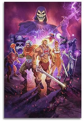 VZRSQZK Anime Masters of The Universe Poster, dekoratives Gemälde, Leinwand-Wandposter und Kunstdruck, modernes Familienschlafzimmer-Dekor-Poster, 20 x 30 cm