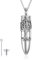 Cremation Jewelry Bullet Urn Necklace for Ashes 925 Sterling Silver Tree of Life Pendant Necklace Memorial Keepsake Pendant for Human Ashes Gift for Women Men