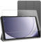 ebestStar - Funda para Samsung Galaxy Tab A9 8.7 (2023) SM-X110, Carcasa Capa, Slim Case Protectora, Tapa Magnetica Cuero PU, Negro + Cristal Templado