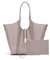 CHAMAIR Shopper Tasche Damen Tote Bag Elegant Damenhandtasche Henkeltasche Damen Handtasche Umhängetasche mit Geldbörse PU Leder Schultertasche Women's Totes Handbag Bürotasche