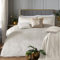 Laurence Llewelyn-Bowen - Velvet Duvet Cover Set - Super King Size (260 x 220cm) - 2 Pillowcases - Soft Touch - Luxury Bedding Set - Ivory White