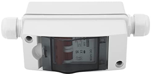 Disjoncteur 50 A CC, Interrupteur Isolateur Miniature, Résistant à L'eau IP65, Conception de Fenêtre Transparente, Panneau Solaire Photovoltaïque connecté au Réseau, Système