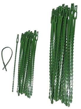 Verstellbare Pflanzenbinder, flexible Gartenpflanzenbinder, multifunktional, stabil, für Gartenpflanzen, Kunststoff, Gartenbinder, Pflanzenstütze, Baum, Strauch, Büro, Zuhause, Kabelorganisation (13 &