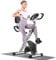 Dskeuzeew Exercise Bike Foldable, 4 in 1 Magnetic Foldable Indoor Cycling Bike with LCD Display and Heart Rate Sensor Workout Bike with Resistance Bands Home Workout Exercise Equipment (Silver)
