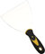 Batching Scraper Paint Tool - Chiffon épais - Outil de nettoyage multifonction en acier inoxydable - Couteau quart de lune (D, 20,5 x 13 x 2)