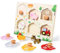 Nabance Holzpuzzle Montessori Spielzeug ab 1 Jahr Bauernhof Tier Puzzles Landfahrzeug Pony Holzspielzeug Motorikspielzeug ab 1 Jahr Geschenk für Baby Junge Mädchen 1 2 Jahr