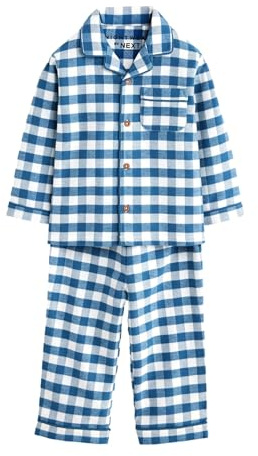 NEXT Jungen Standard Pyjama mit Durchgehender Knopfleiste