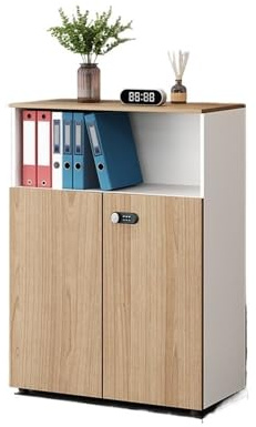 Aktenschränke Büroaufbewahrung, kurzer Aktenschrank mit Schloss, Aufbewahrungsdaten aus Holz Trennwand