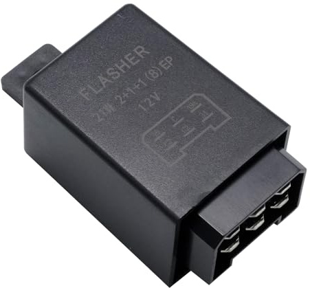 Ollanoos 12V 21W Blinkgeber Relais, 6-polig, Ersatz für Teilenummer 75605146, 0335200160, für Traktor, Oldtimer, Schlepper, PKW, LKW