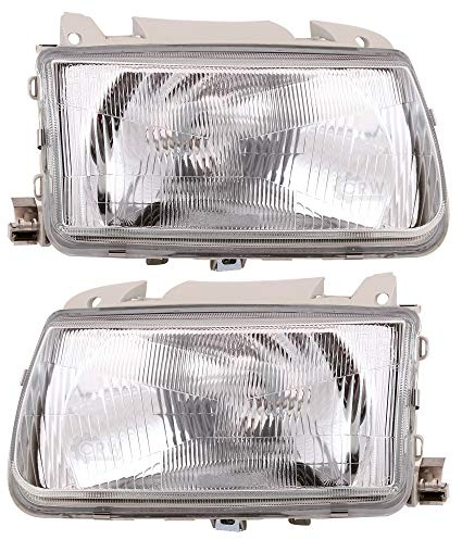 Halogen Scheinwerfersatz Scheinwerfer Satz Hauptscheinwerfer Set links rechts H4 passend für 6N1