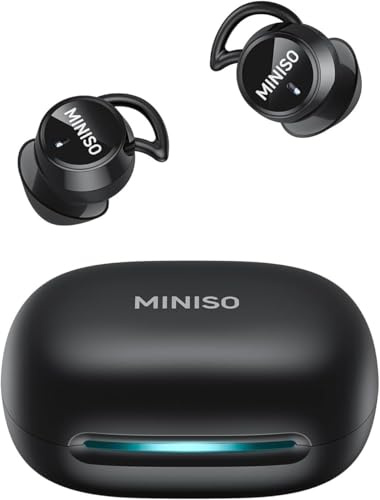 MINISO MS217 Cuffie Traduzione Simultanea 2 in 1 Cuffie per Dormire, Auricolari Traduttore Simultaneo con App, Portatili e Compatti, Autonomia 48h, Cuscinetti Morbidi per Pendolarismo, Lavoro e Sonno