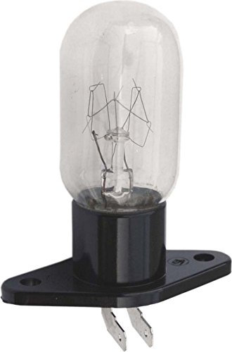 S+H Röhrenlampe 22x54 mm Sockel Flansch Kunststoff 110 Volt 25 Watt für Mikrowelle 300 Grad