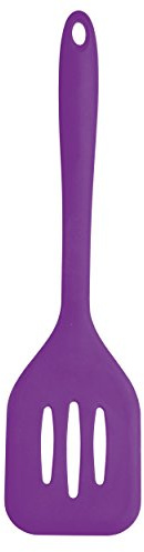 Colourworks CWTURNPUR KitchenCraft Silicone Food Turner, 32 cm - Purple