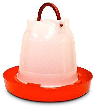 Supa Red and White Plastic Poultry Drinker, 200 g